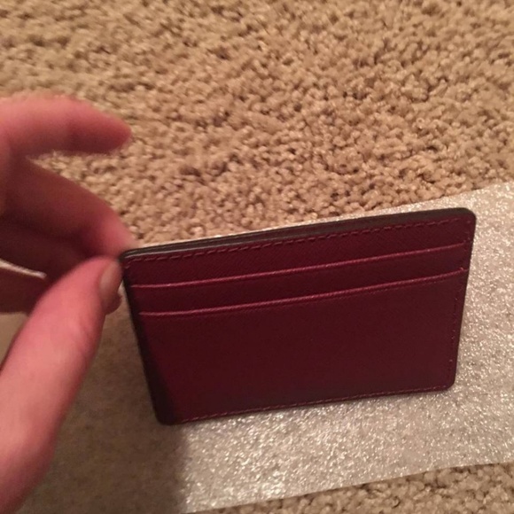 Michael Kors Jet Set Travel Saffiano Leather Card - Picture 4 of 6